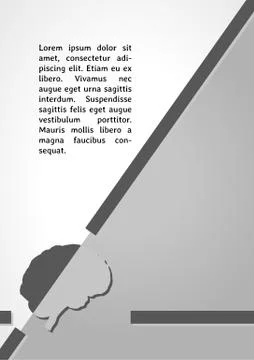 Brain dark infographics Stock Illustration