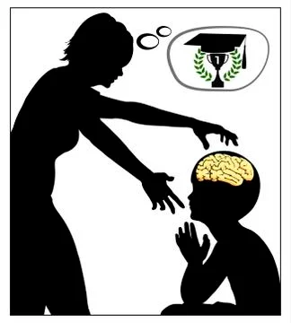 Brain development in early years Stock Illustration