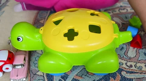 Brain development game. Children playing Stock Footage 64988869