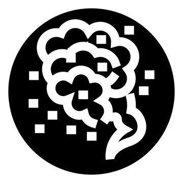 Brain with digital pixels representing memory loss concept Stock Illustration