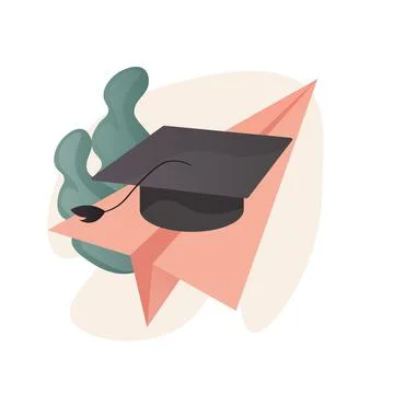 Brain drain abstract concept vector illustration. Stockillustratie