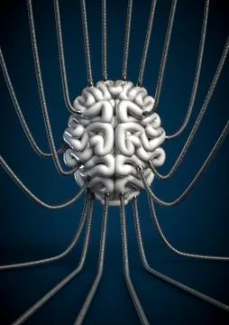 Brain drain Illustrazione stock