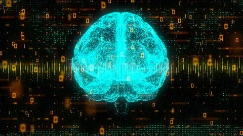 Brain Equalizer bg Stock Illustration