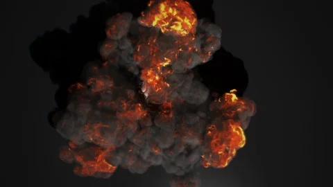 Brain explosion concept animation. Stock Footage 113048921