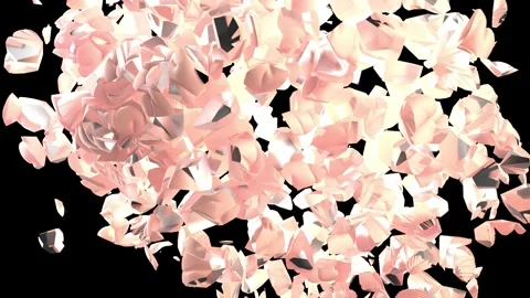 Brain explosion headache dementia concept on black bg Stock Footage 314746881