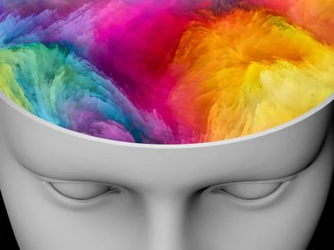 Brain Fog Illustrazione stock