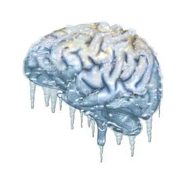 Brain Freeze Stock Illustration