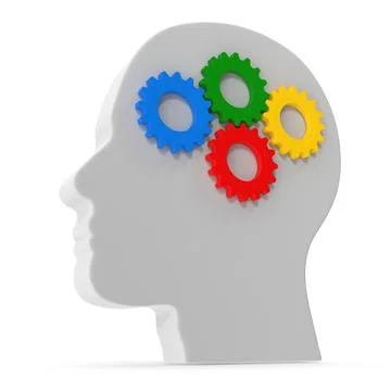 Brain Function And Intelligence Stock Illustration