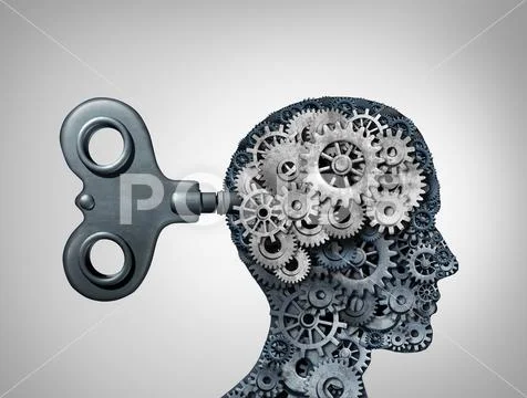 Brain Function Symbol Stock Illustration