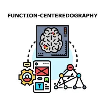 Brain functions connection with user experience concept Stock Illustration