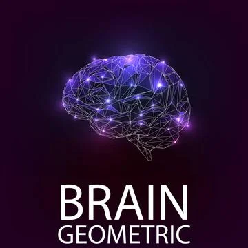  Brain geometric shapes. Vector Brain geometric shapes. Vector brain. Brai... Stock Photos