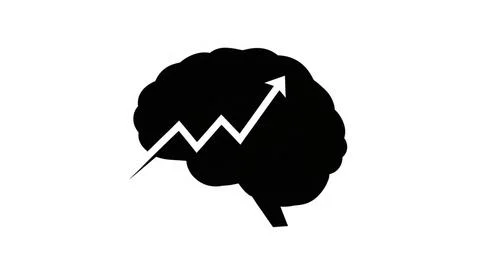 Brain growth chart Stock Illustration
