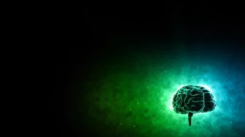Brain head human mental idea mind 3D illustration background 1 A3bD 01 Illustrazione stock