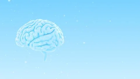 Brain head human mental idea mind 3D illustration background 2 A2bW 04 Illustrazione stock