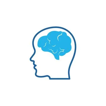 Brain head vector illustration design Illustrazione stock