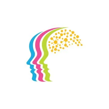Brain head vector illustration design 스톡 일러스트