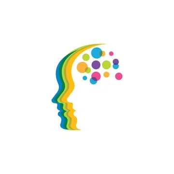 Brain head vector illustration design Illustrazione stock