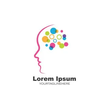 Brain head vector illustration design 库存插图