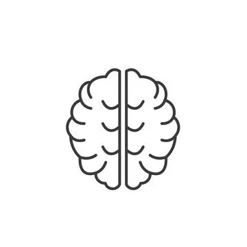 Brain head vector illustration design Illustrazione stock