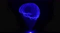 Brain hologram holographic projection projector sci-fi doctor technology loop 4k 4k or 4k+ Resolution
