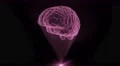 Brain hologram holographic projection projector sci-fi doctor technology loop 4k 4k or 4k+ Resolution