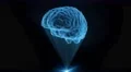 Brain hologram holographic projection projector sci-fi doctor technology loop 4k 4k or 4k+ Resolution