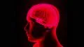 Brain hologram rotating sparks lightning electricity headache neuron loop 4k 4k or 4k+ Resolution