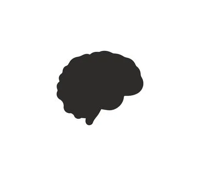 Brain, human brain icon. Vector illustration. Stock Illustration