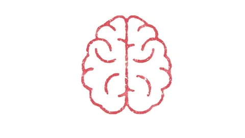 Brain Icon for Education and E-learning Stock Footage 149871217