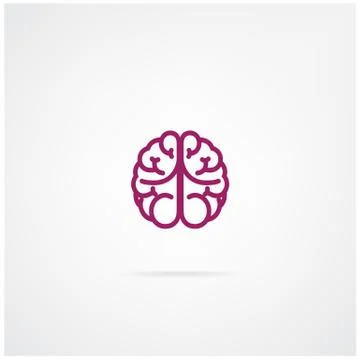 Brain icon Stock Illustration