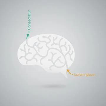Brain Icon.. Stock Illustration