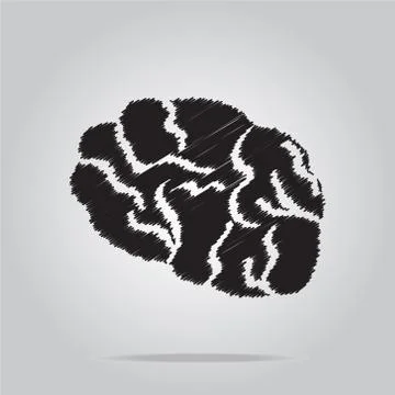 Brain icon 스톡 일러스트