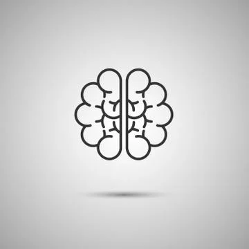 Brain icon Stock Illustration