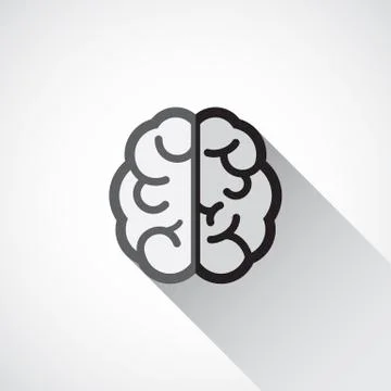 Brain icon Stock Illustration
