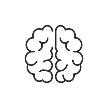 Brain icon Stock Illustration