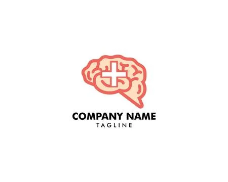 Brain icon logo design vector illustration Stock-Illustration