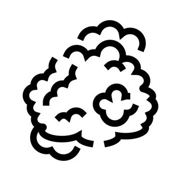 Brain icon representing thinking, intelligence, and neurological processes イラスト素材
