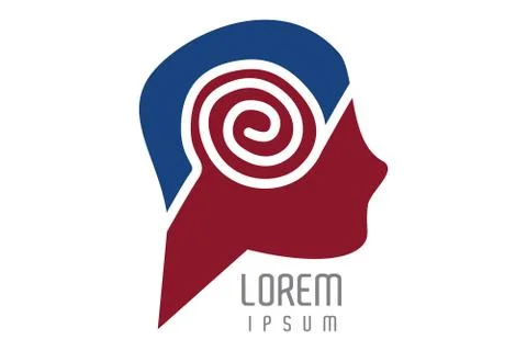 The Brain Icon Symbol Illustrazione stock