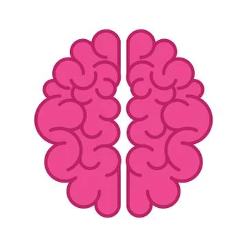 Brain Icon Vector Illustrazione stock