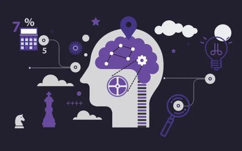Brain Idea Creativity Stock Illustration