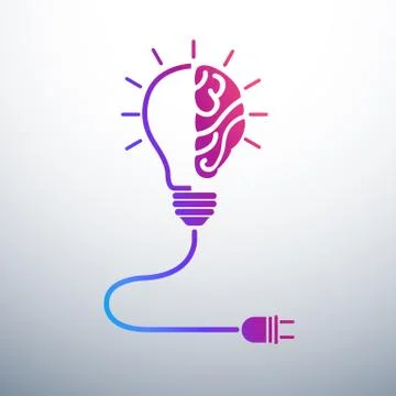 Brain idea Stock Illustration
