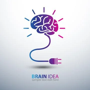 Brain idea Stock Illustration