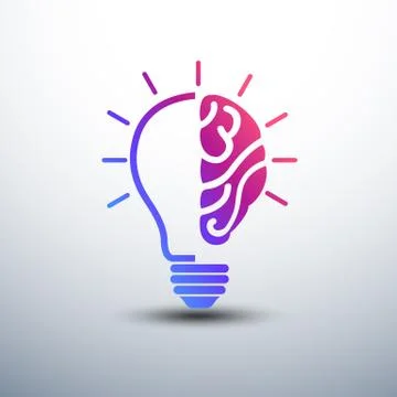 Brain idea Stock Illustration