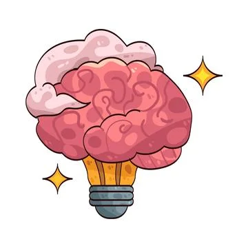 Brain illustration Stock Illustration