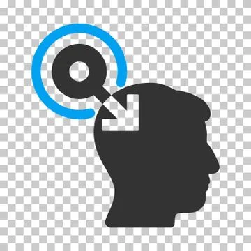 Brain Interface Plug-In Vector Icon イラスト素材
