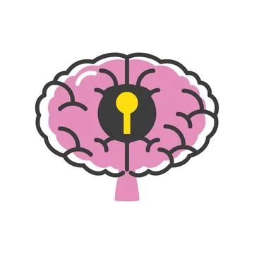 Brain knowledge solution Stock Illustration