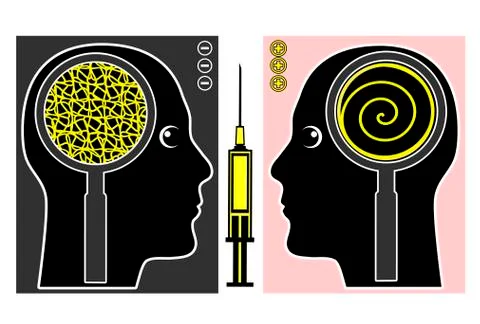 Brain Manipulation Stockillustratie