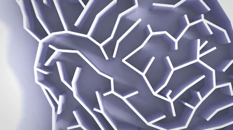 Brain maze animation high definition Stock Footage 39241606