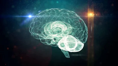 Brain  medical background Stock Footage 102491585