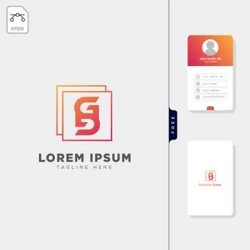 Brain molecular tech logo template vector illustration, and free business car 스톡 일러스트